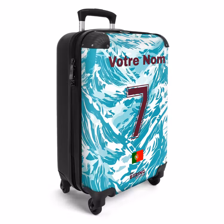 Valise avec nom - Maillot extérieur du Portugal — 2