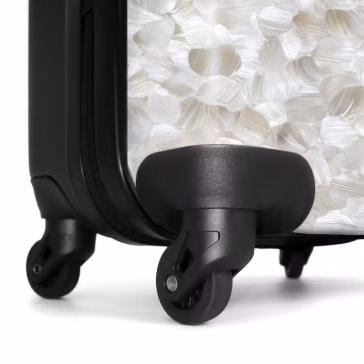 Valise - Blanc - Traits de pinceau - Effet de relief — 7