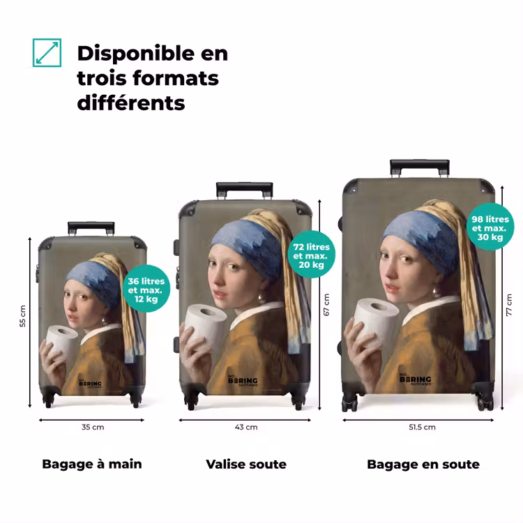 Valise - Classique - Humour - Coloré — 3