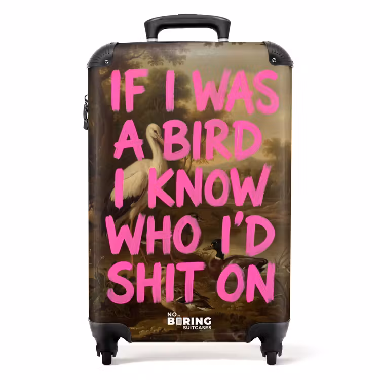 Valise - Classique - Humour - Rose — 1