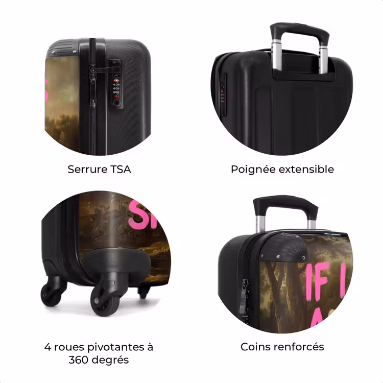 Valise - Classique - Humour - Rose — 8
