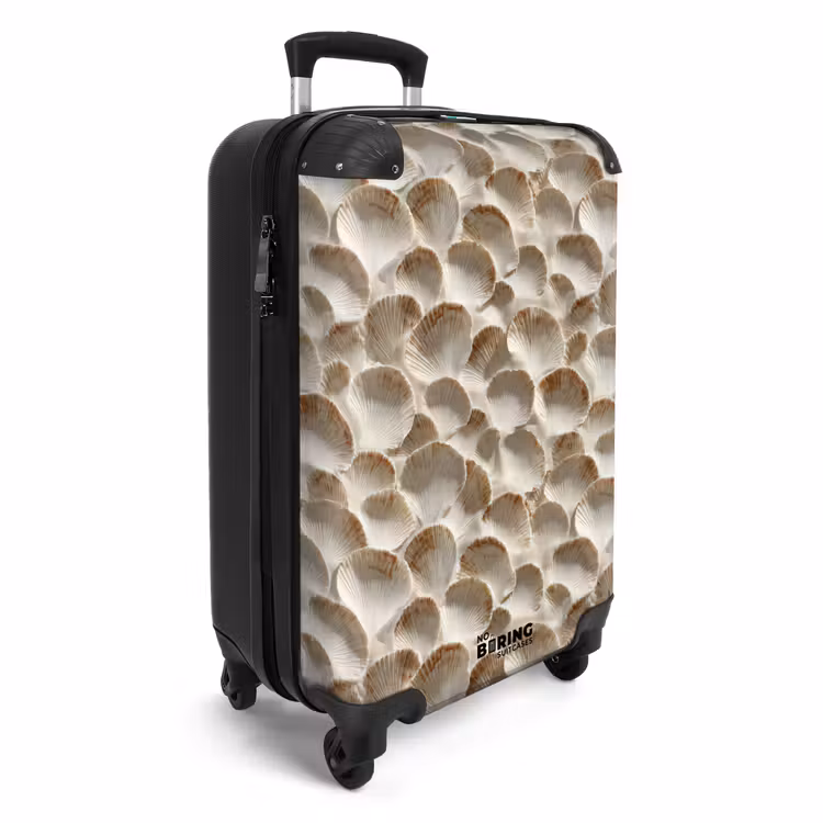 Valise - Coquillages - Forme éventail - Blanc — 2