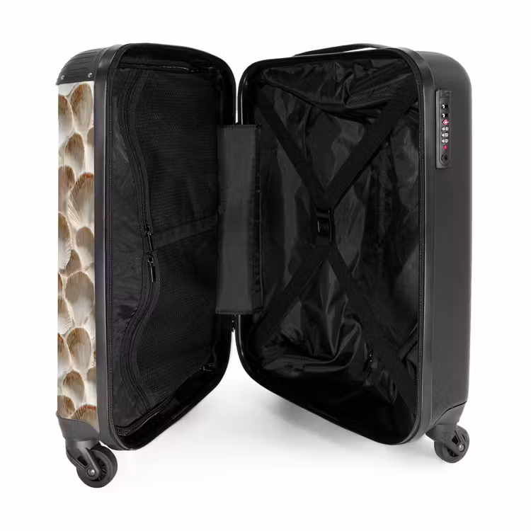 Valise - Coquillages - Forme éventail - Blanc — 5