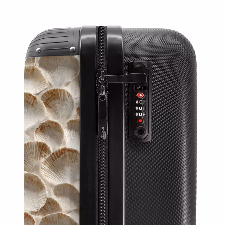 Valise - Coquillages - Forme éventail - Blanc — 6