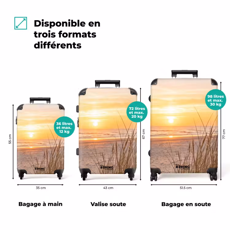 Valise - Coucher de soleil - Dunes - Mer — 3