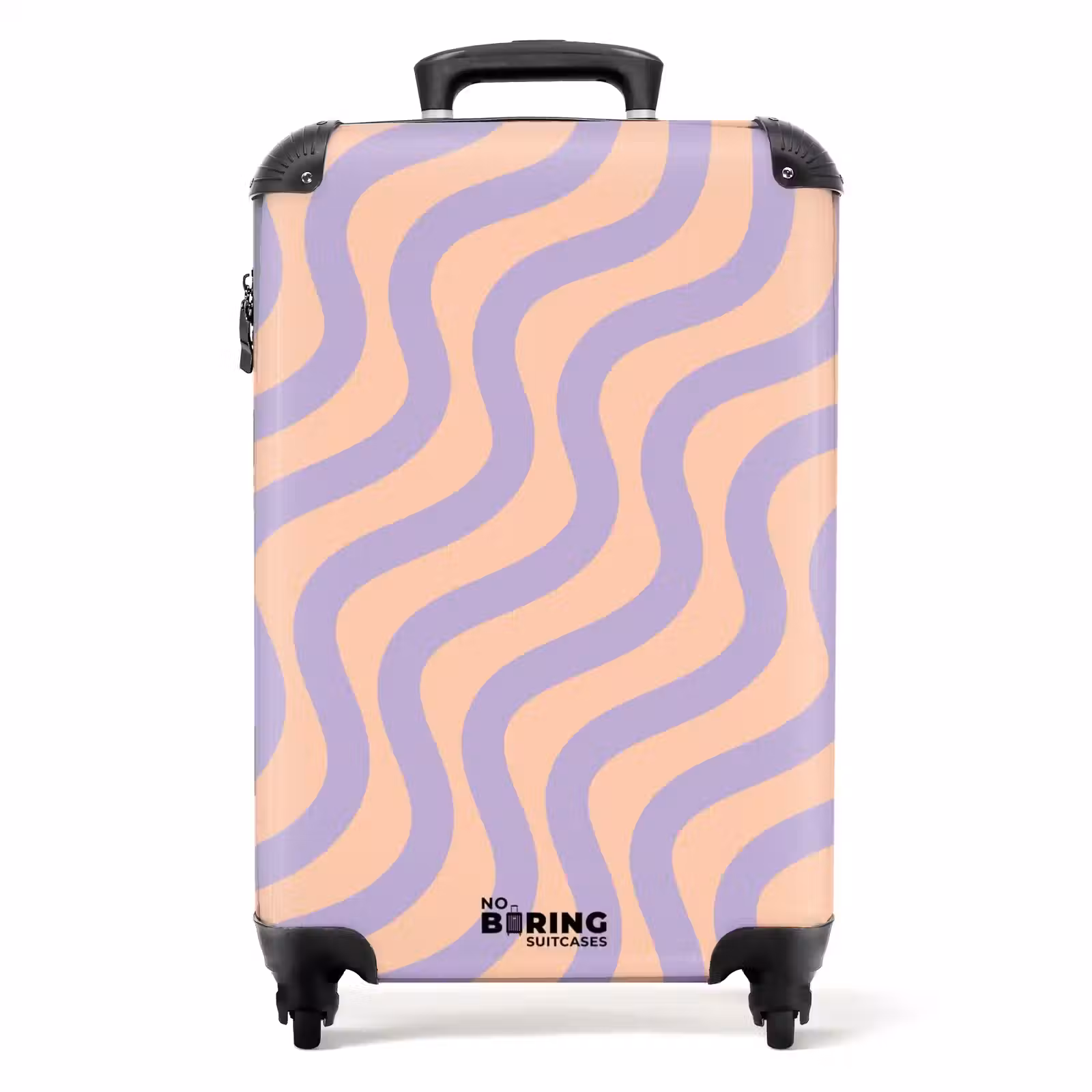 Valise - Abstrait - Dessin au trait violet — 1