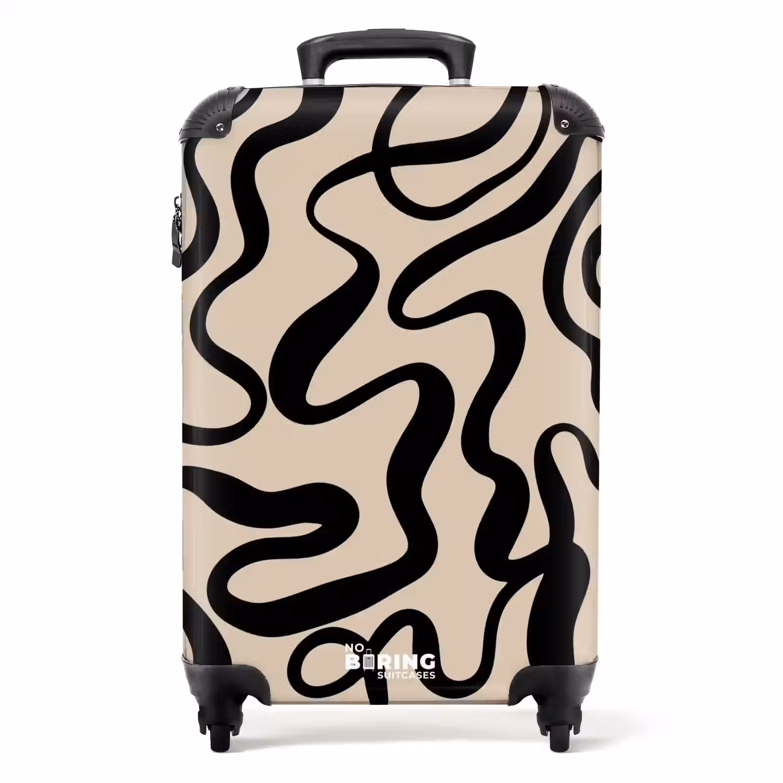Valise - Abstrait - Minimaliste noir — 1