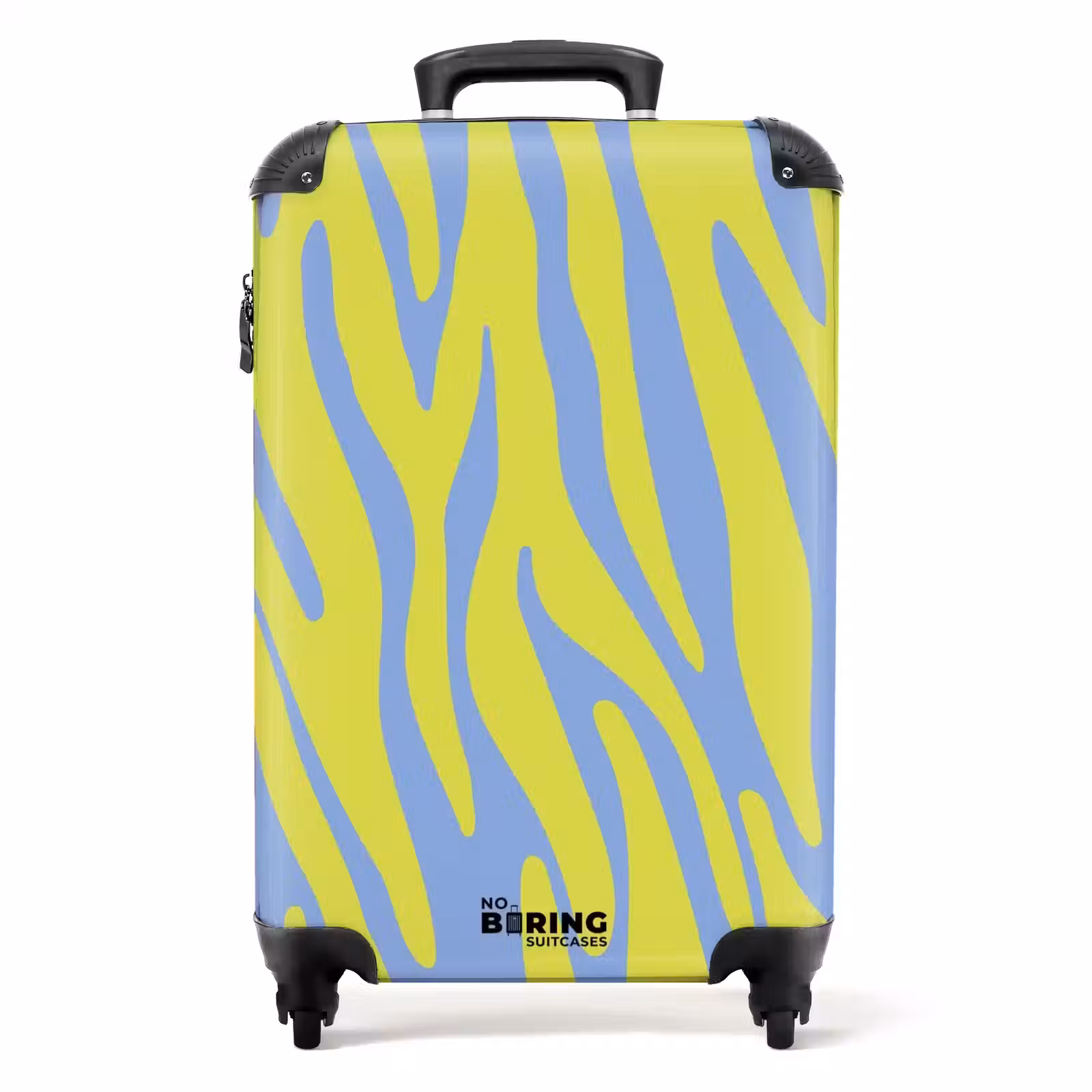 Valise - Abstrait - Vagues jaunes — 1