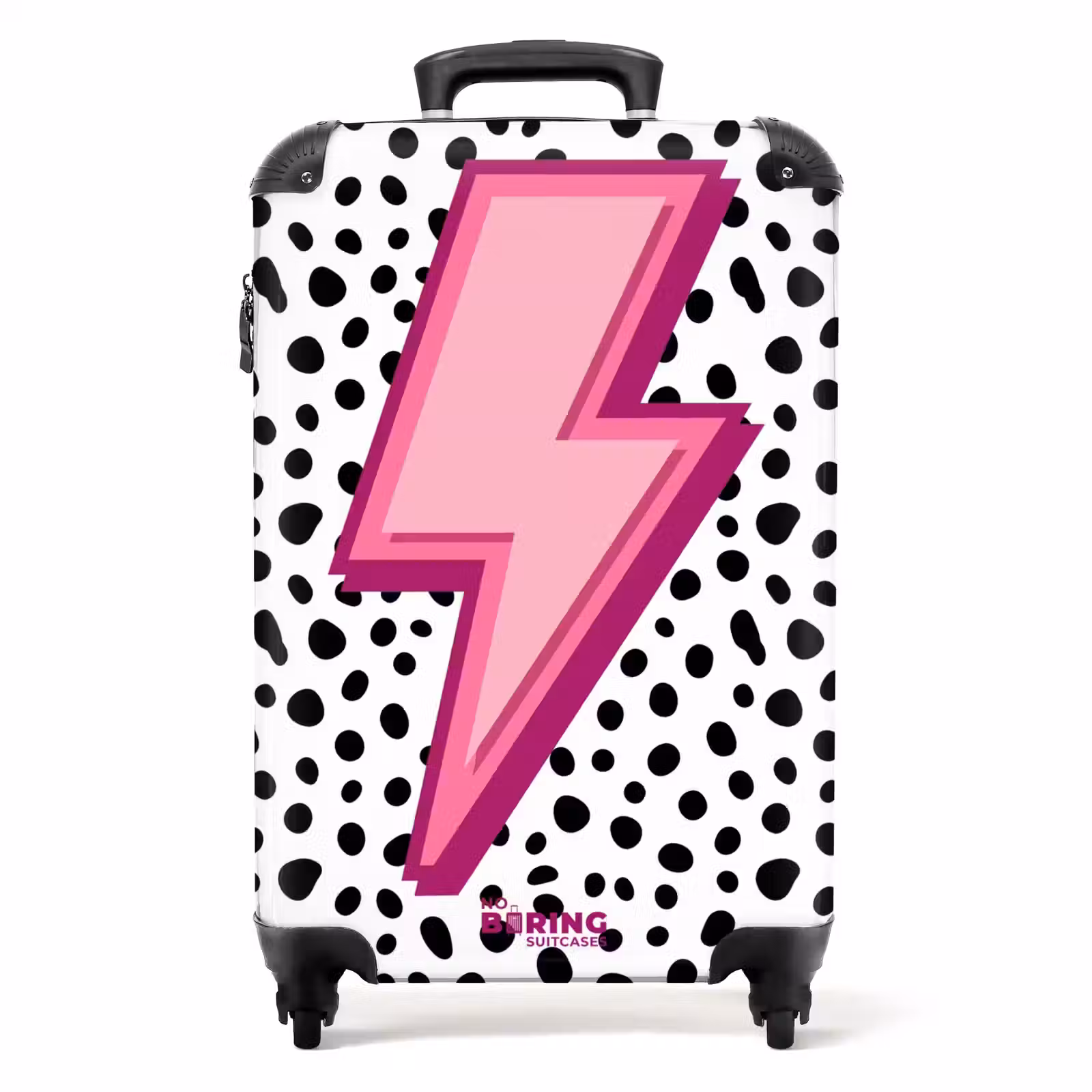 Valise - Éclair - Rose - Points — 1