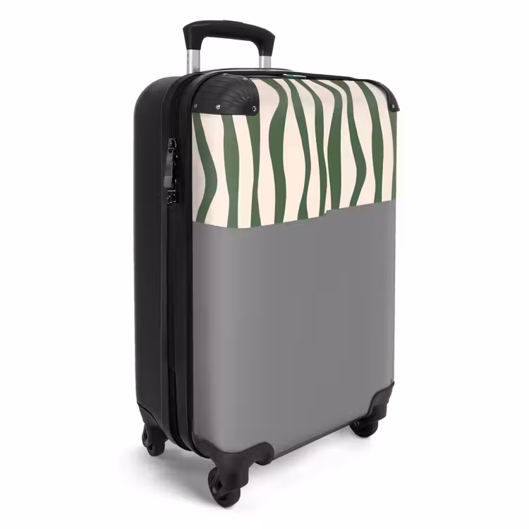 Valise - Abstrait - Dessin au trait vert — 2
