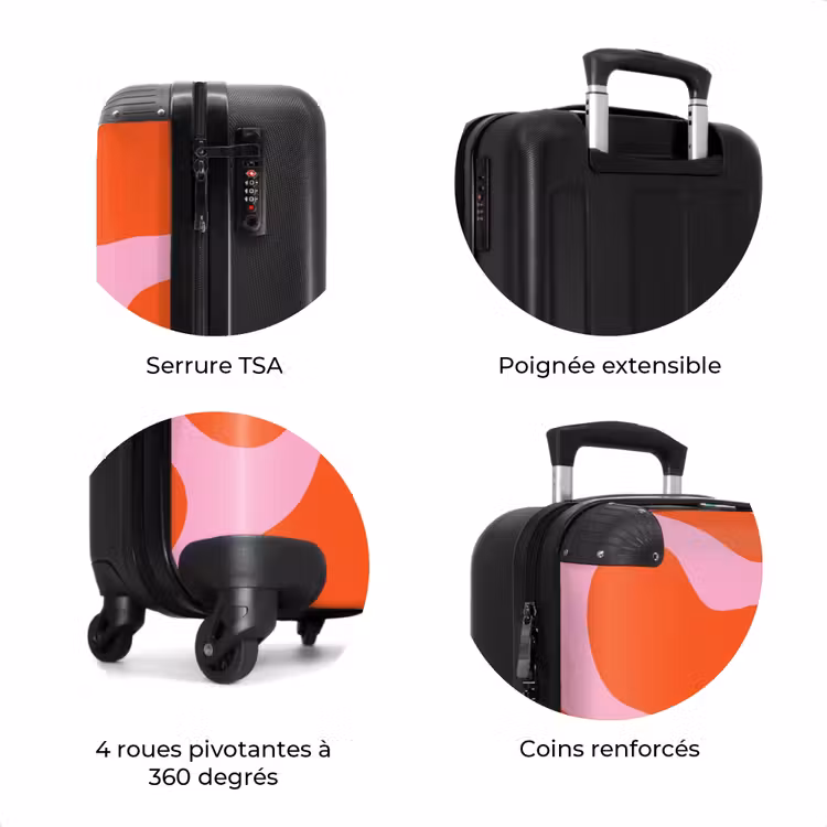 Valise - Abstrait - Formes rouges — 8