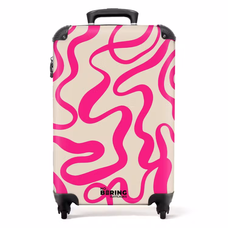 Valise - Abstrait - Lignes ondulées — 1
