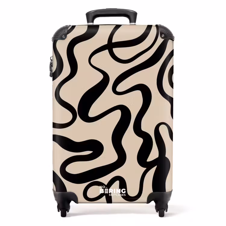 Valise - Abstrait - Minimaliste noir — 1