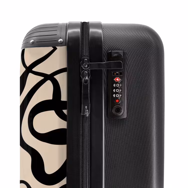 Valise - Abstrait - Minimaliste noir — 6