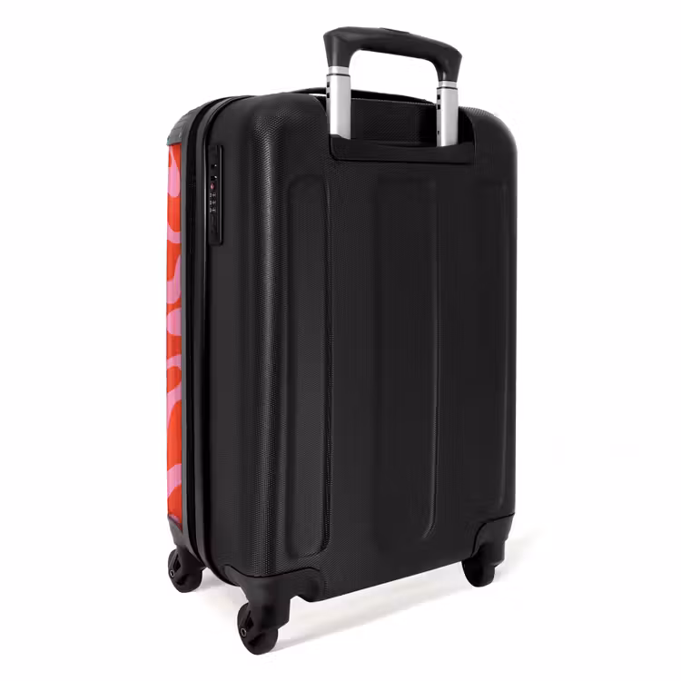 Valise - Abstrait - Rose organique/rouge — 4