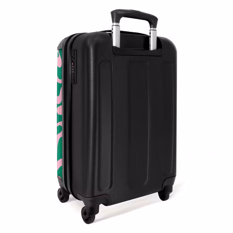 Valise - Abstrait - Rose/vert organique — 4