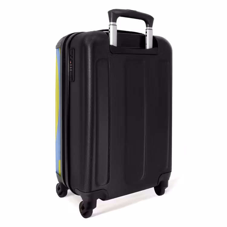 Valise - Abstrait - Vagues jaunes — 4