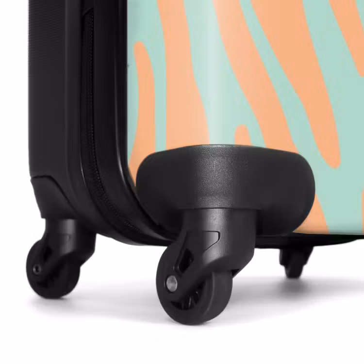 Valise - Abstrait - Vagues orange — 7