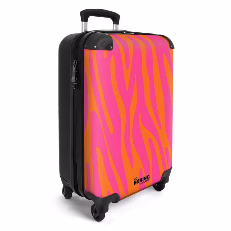 Valise - Abstrait - Vagues violettes — 2