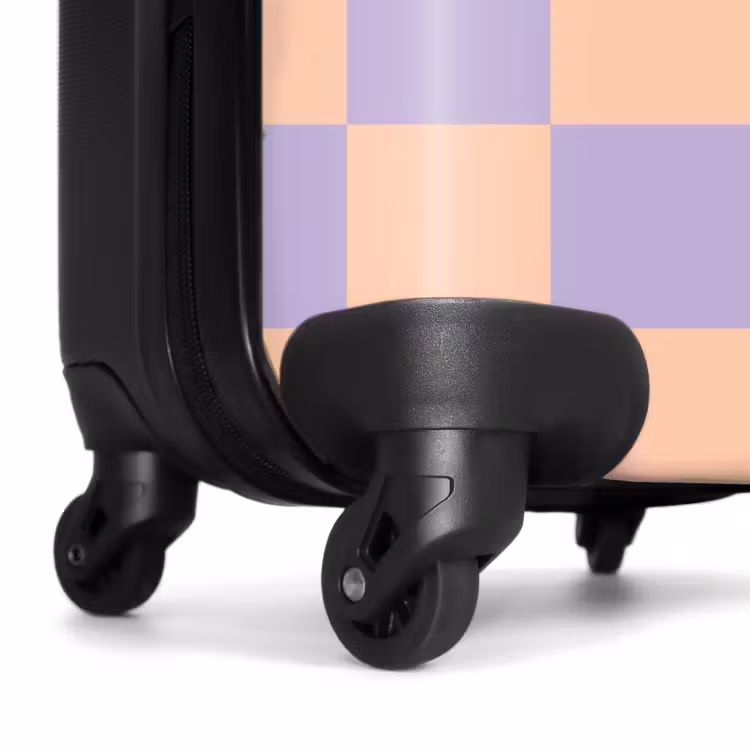 Valise - Carrés - Violet/Orange — 7