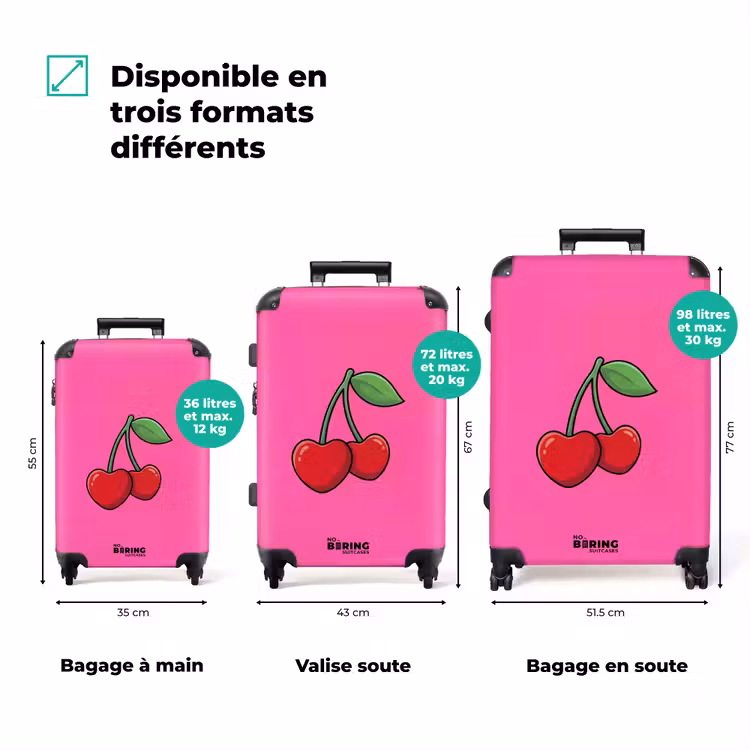 Valise - Cerise - Rose - Fruit — 3