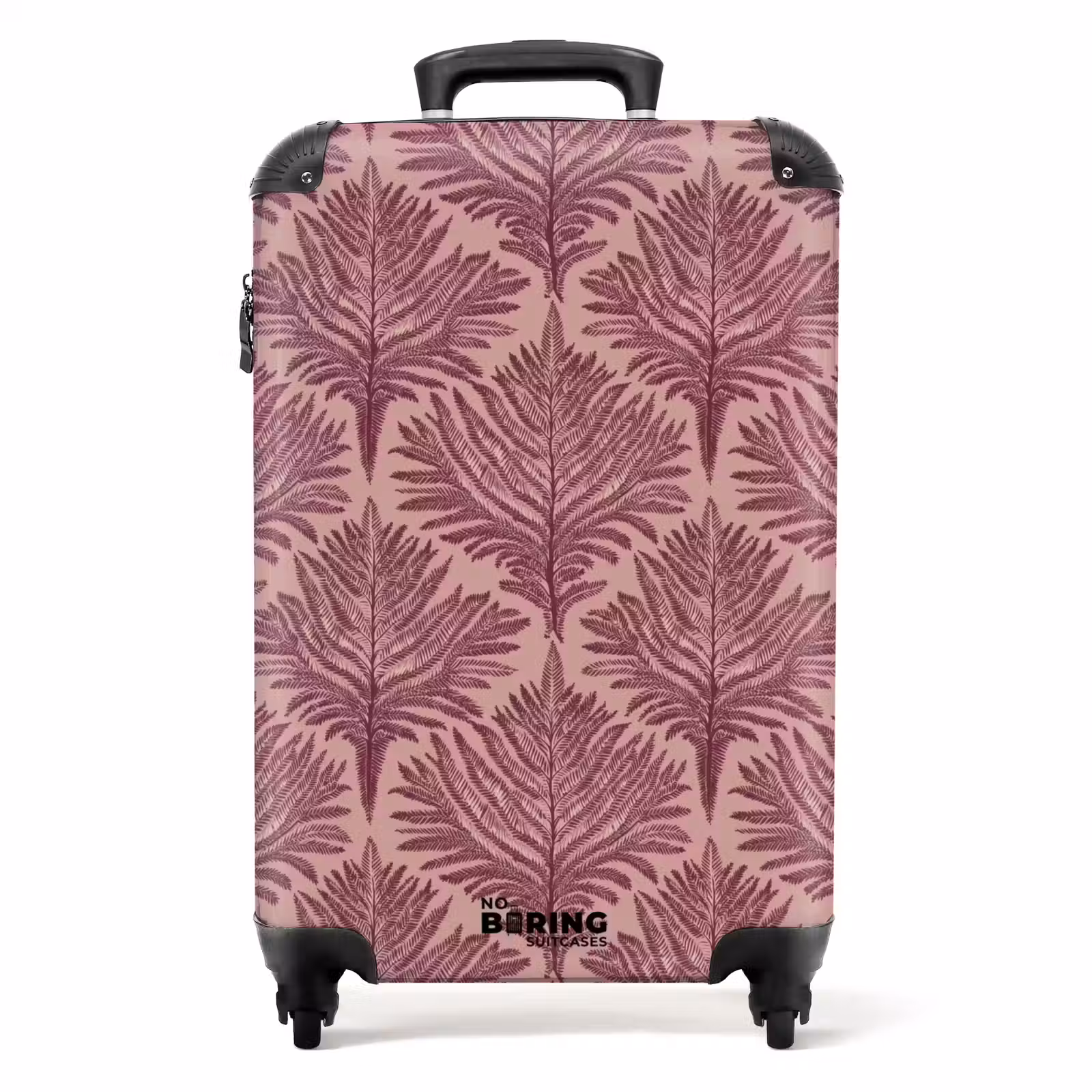 Valise avec nom - Fougère - Motif - Violet — 1