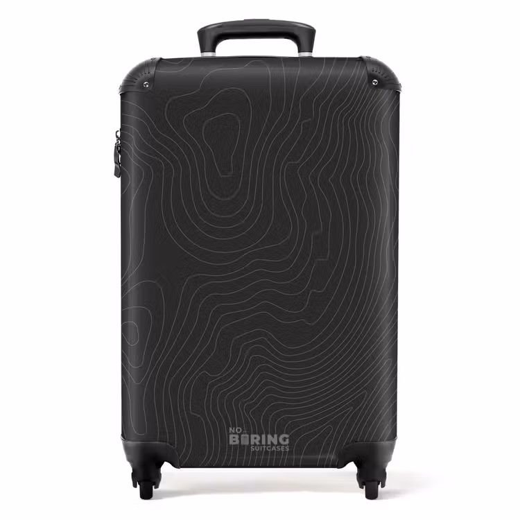 Valise - Abstrait - Dessin au trait sombre — 1