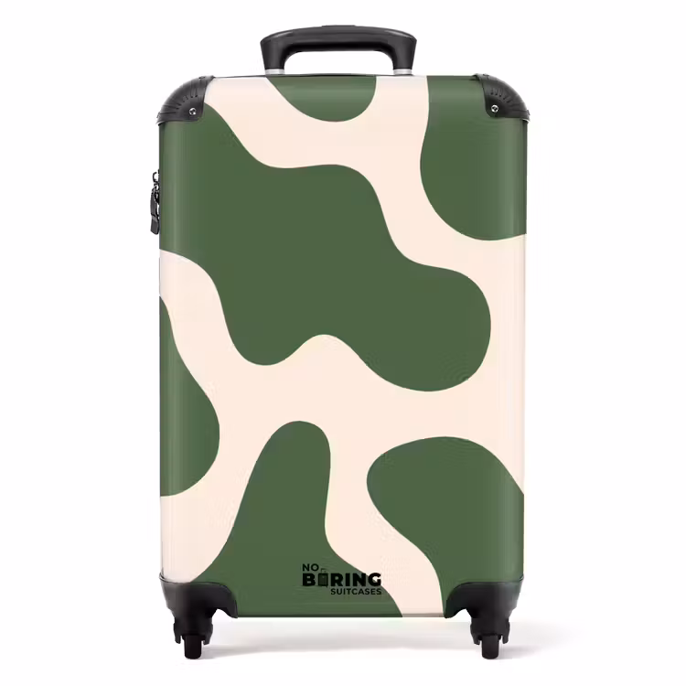 Valise - Abstrait - Formes vertes — 1