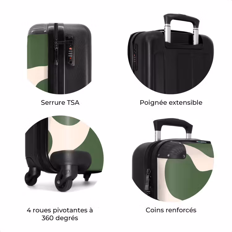 Valise - Abstrait - Formes vertes — 8