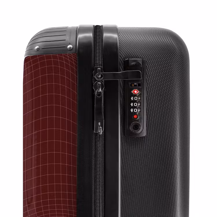 Valise - Abstrait - Grille rouge — 6