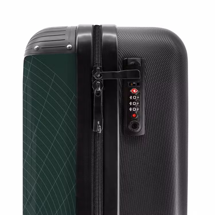 Valise - Abstrait - Grille verte — 6