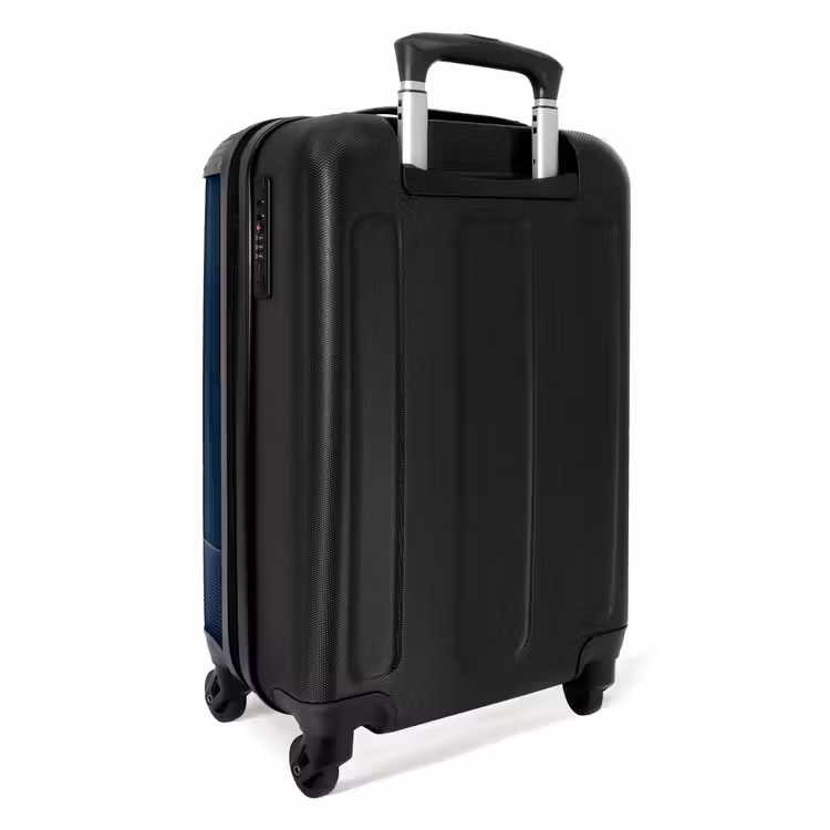 Valise - Abstrait - Lignes ondulées Bleu — 4