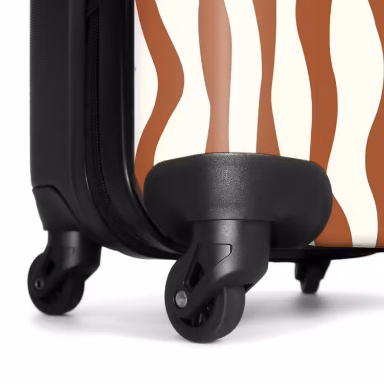 Valise - Abstrait - Marron art linéaire — 7