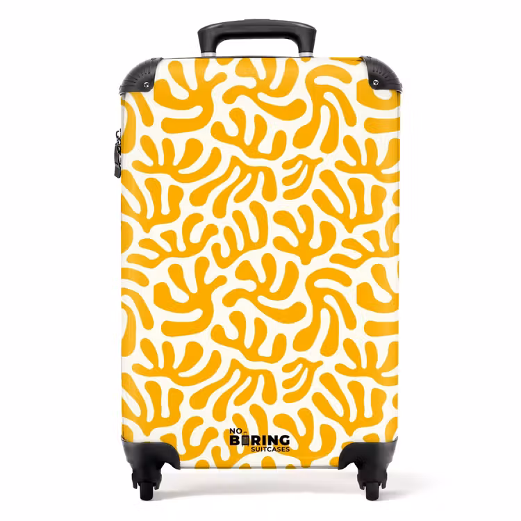 Valise - Abstrait - Motif jaune — 1