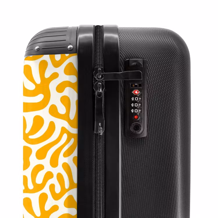 Valise - Abstrait - Motif jaune — 6