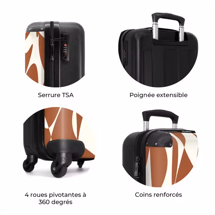 Valise - Abstrait - Texture marron — 8