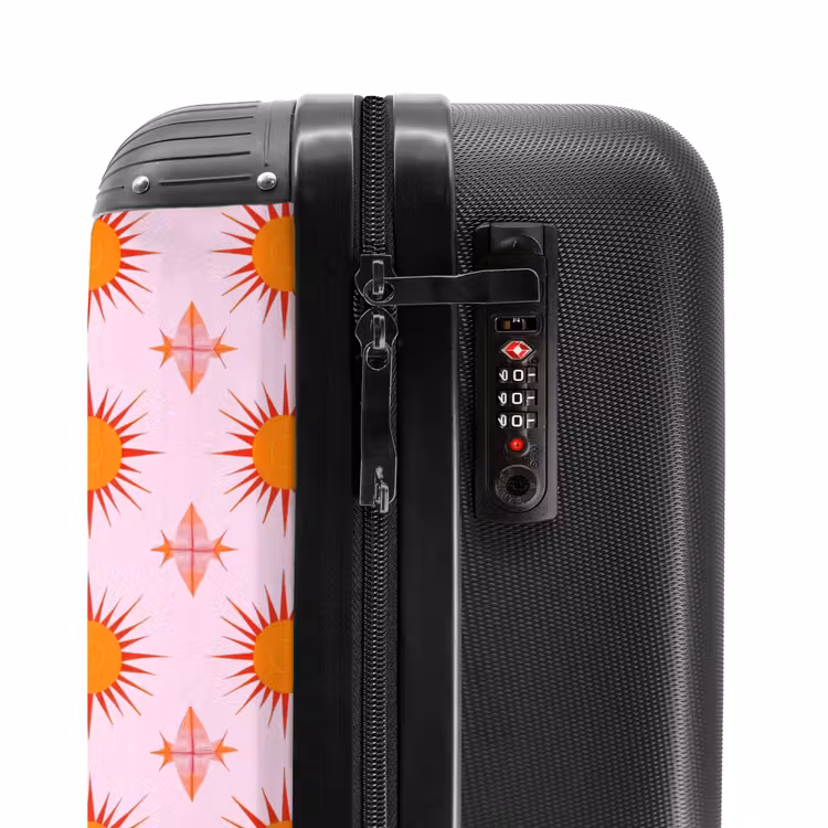 Valise - Soleil - Motif - Rose — 6