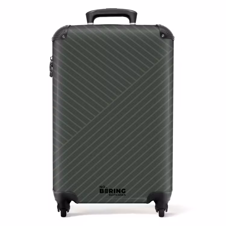 Valise - Dessin au trait moderne vert — 1