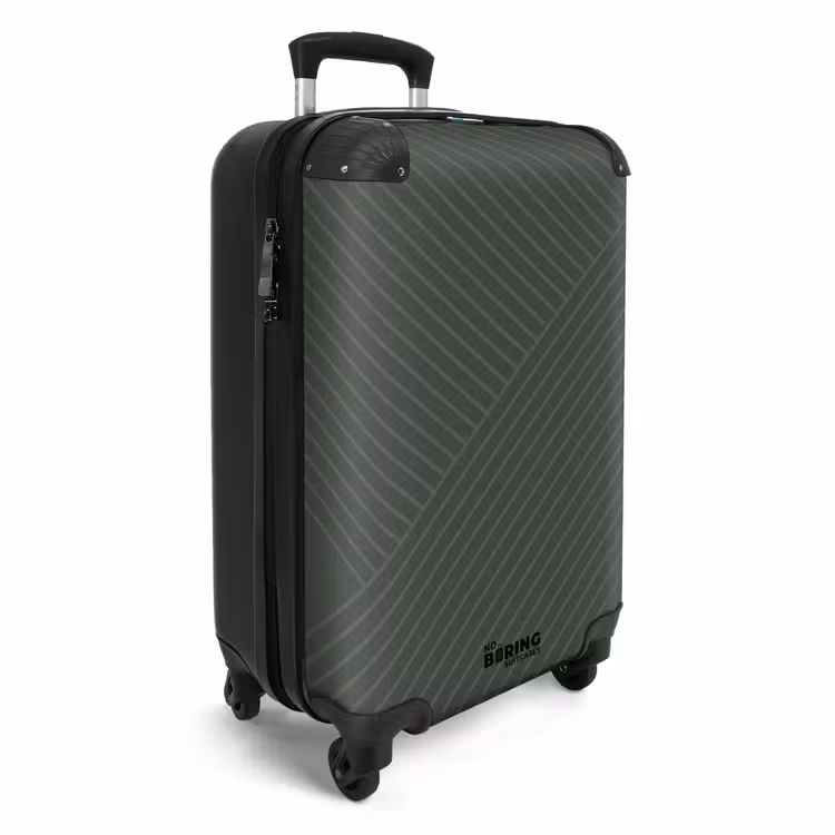 Valise - Dessin au trait moderne vert — 2