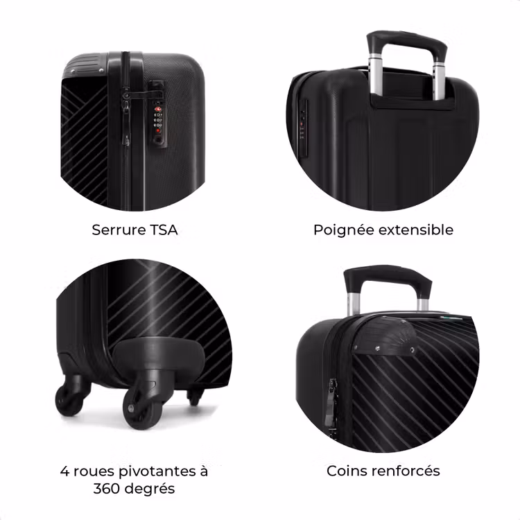 Valise - Dessin moderne noir — 8