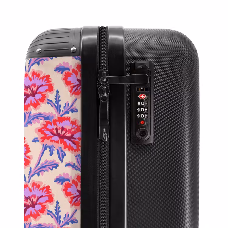 Valise avec nom - Fleurs - Motif - Multicolore — 6