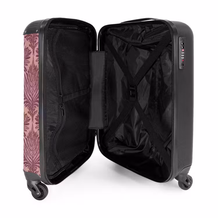 Valise avec nom - Fougère - Motif - Violet — 5