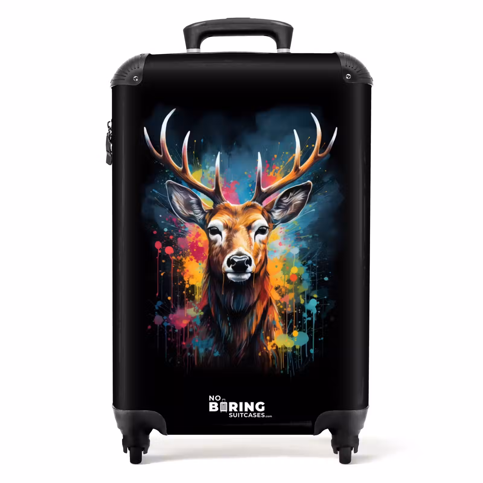 Valise - Cerf avec des bois entre les graffitis — 1