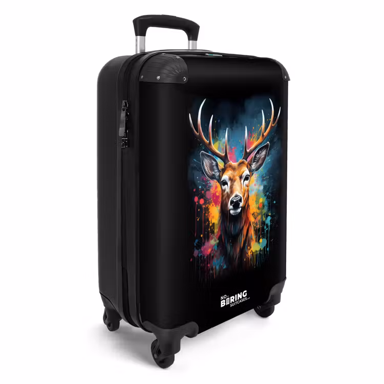 Valise - Cerf avec des bois entre les graffitis — 2