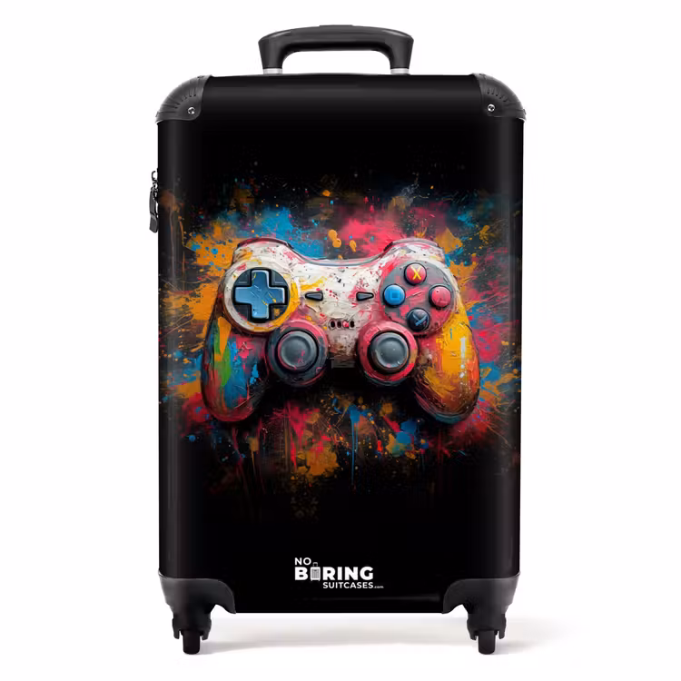Valise - Contrôleur de jeu couvert de peinture — 1