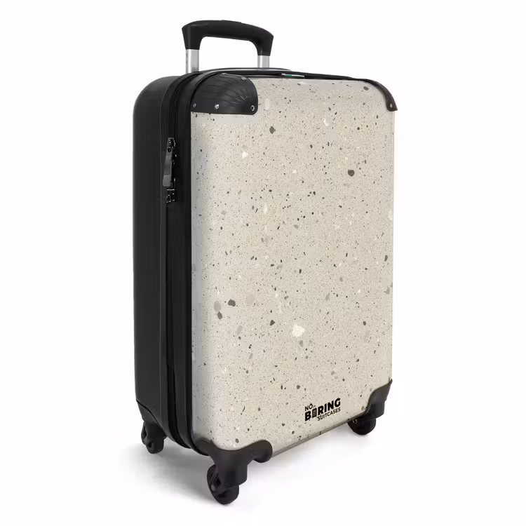 Valise - Beige clair - Terrazzo - Gris — 2