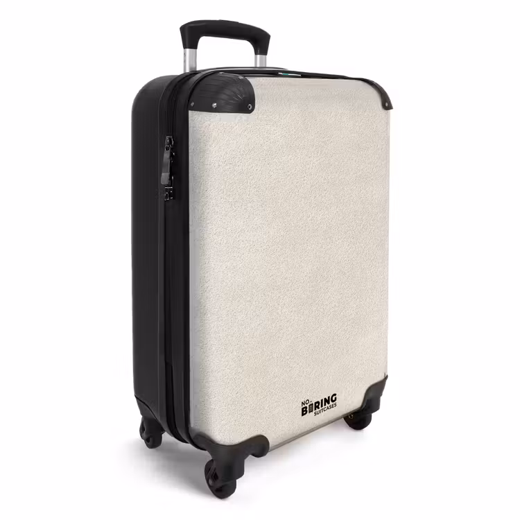 Valise - Couleur sable - Moderne - Lisse — 2