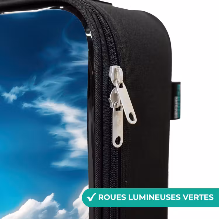 Valise enfant - Ours polaire et pingouin dans un paysage de montagne enneigée — 6