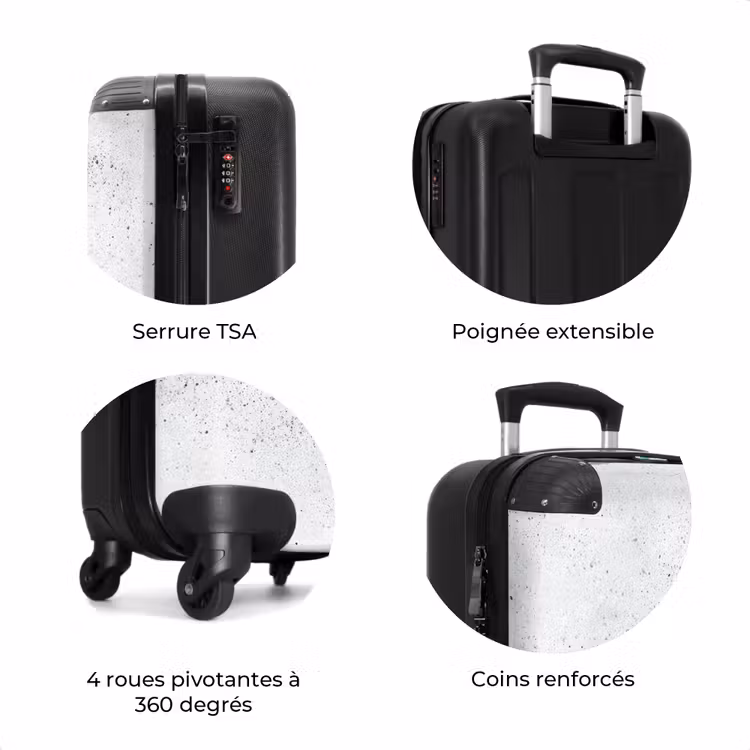 Valise - Gris clair - Structure en béton - Subtil — 8
