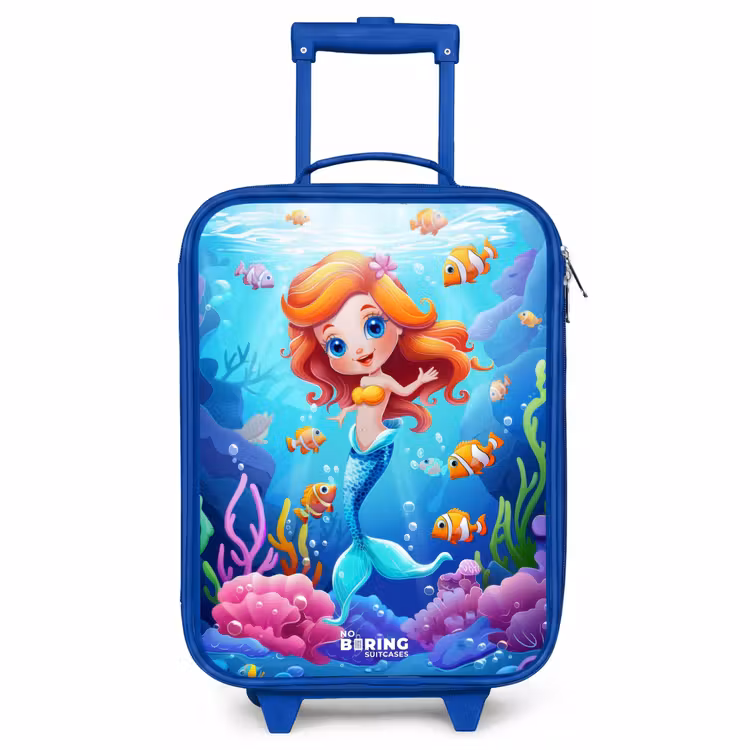Valise enfant - Bleu - Olivia sous l'eau — 1